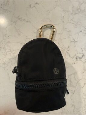 Lululemon backpack keychain charm
